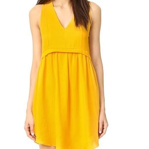 dRA Los Angeles Yellow Mini Dress Size Medium